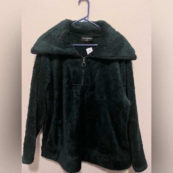 LANE BRYANT - Sherpa Half-Zip Pullover - Picture 4 of 4